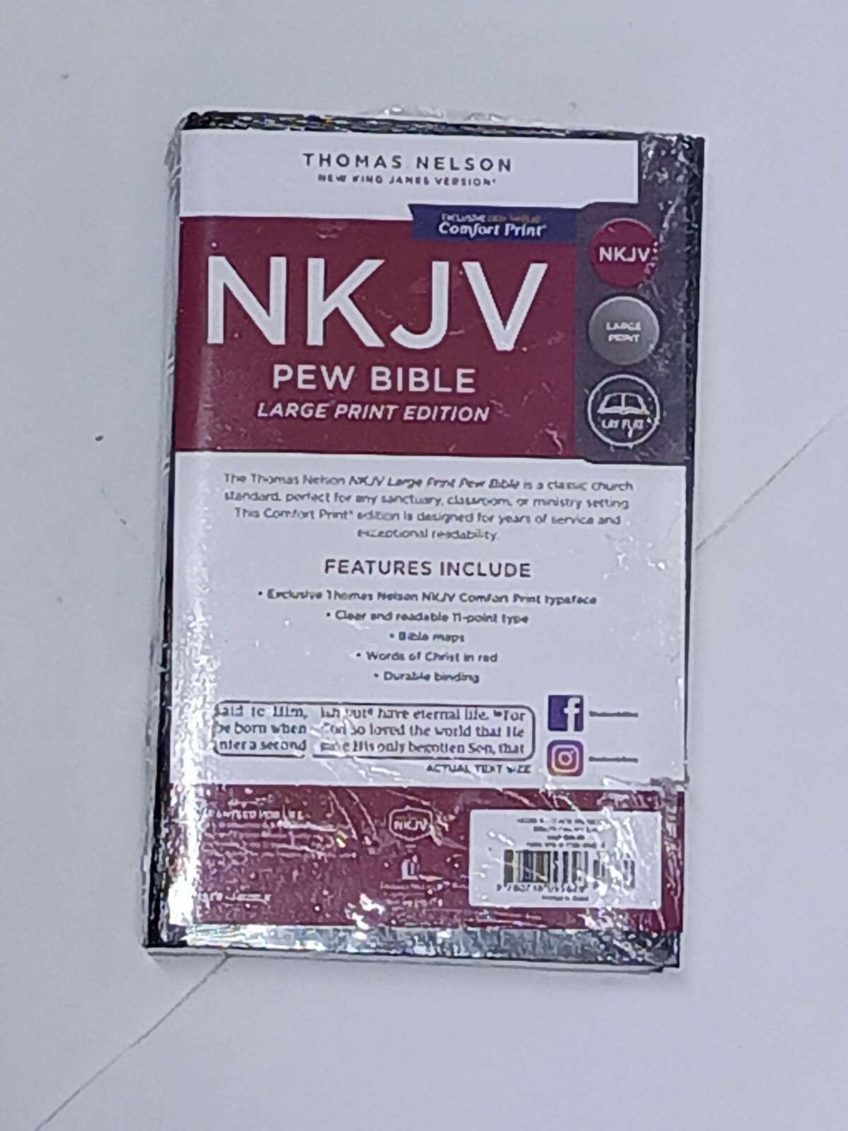 nkjv pew bible-large-print