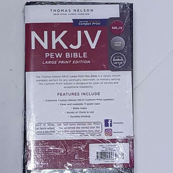 nkjv pew bible-large-print