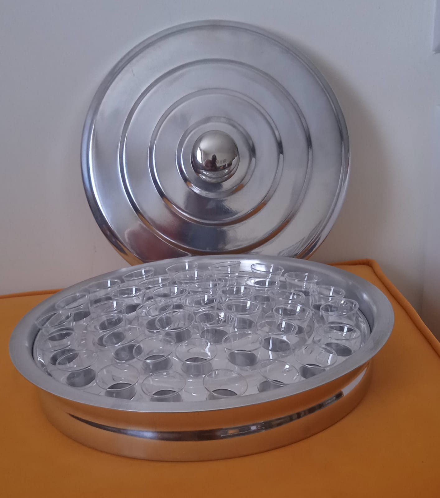 Communion tray capacity 40 cups (Aluminium) 5800 Communion Tray (Aluminium) - Image 1
