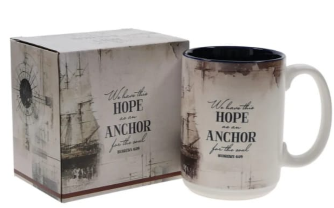 Ceramic mug Anchored in Hope Mug Hebrews 6:19 - Image 1