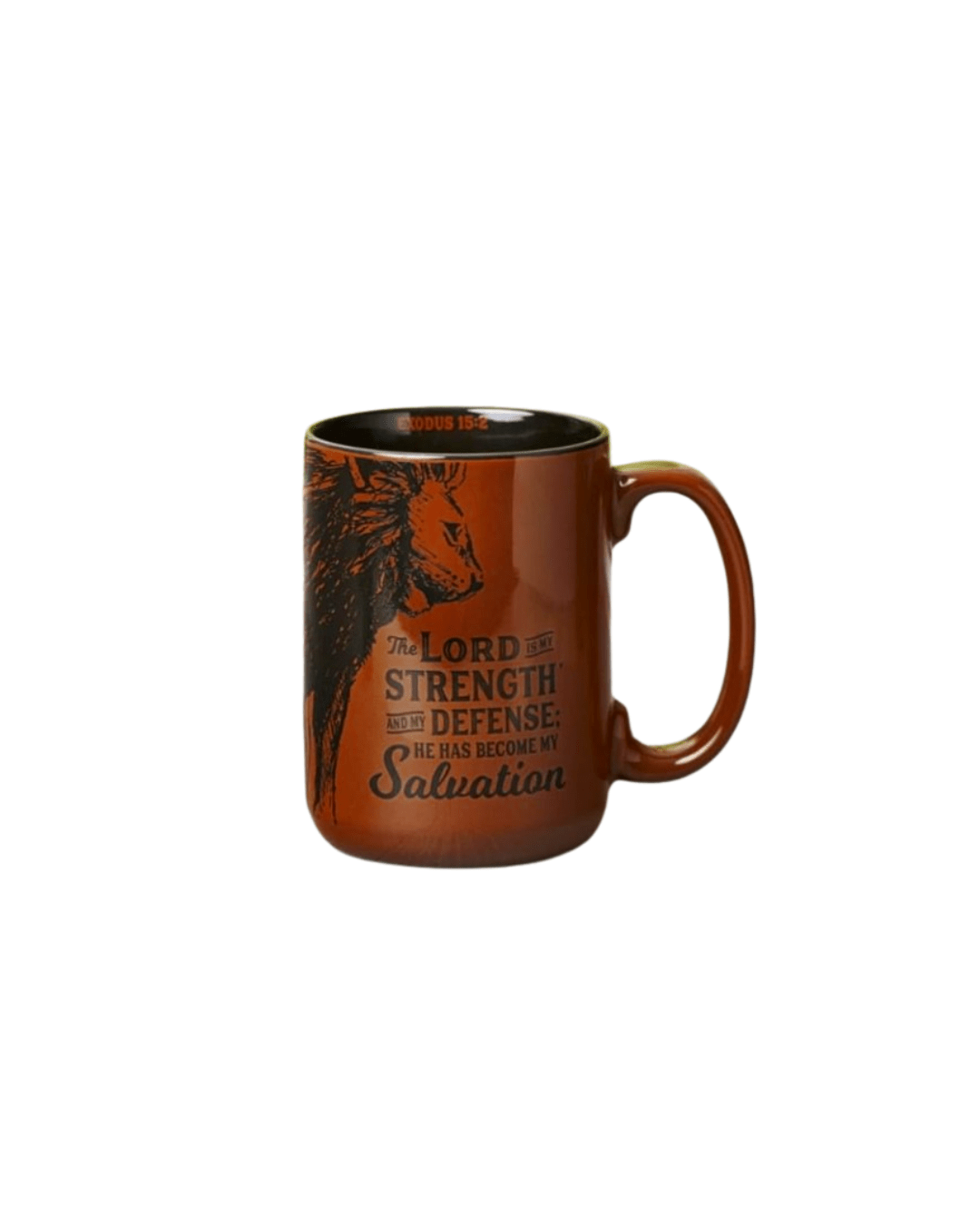 The Lord is my strength and defence mug the-lord-is-my-strength-and-defence-mug